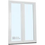 Kömmerling balkonové dveře 70 AD O+OS klapačka levé bílá 120 x 200 cm jednostranná klika + madýlko + PVC rám – Hledejceny.cz