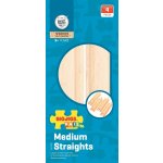 Bigjigs Rail Střední rovné koleje 16cm 4ks – Zboží Dáma