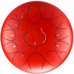 Hütermann Tongue drum 12' 30cm 13 tónů C-dur Červený s příslušenstvím – Zboží Dáma