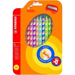 Stabilo 31119 EASYcolors trojhranné pastelky pro praváky 12 ks