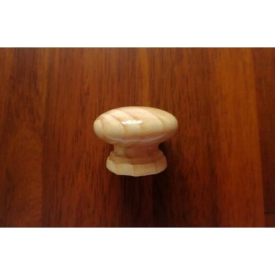 dřevěná knopka, úchytka 353 BUK bílá – Zboží Mobilmania