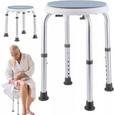 Timago 3432 Taburet stolička do sprchy, sedátko do vany pro seniory – Zboží Dáma