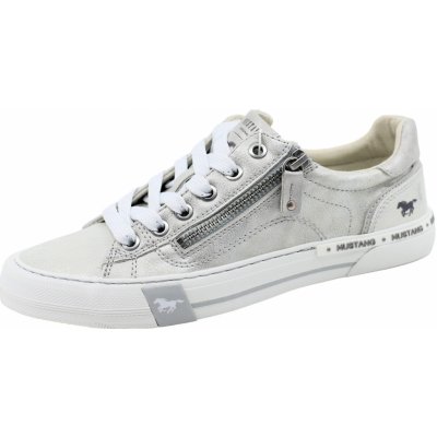 Mustang tenisky 1353-308-21 stříbrná – Zboží Mobilmania