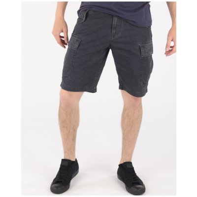 Trussardi cargo Fit short Garment Dyed černá – Zbozi.Blesk.cz