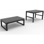 KETER Lyon rattan Stůl zahradní 116 x 72 cm - grafit 232300 – Zboží Dáma