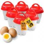Pronett Silikonové formy na vaření vajec 6 ks – Zboží Mobilmania