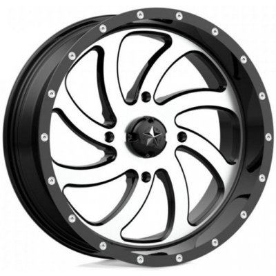 Msa Offroad Wheels M36 Switch 7x24 4x156 ET0 machined gloss black | Zboží Auto