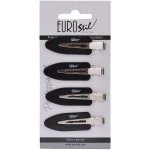 Sponky do vlasů s podložkami Eurostil Professional - 6 cm, černé, 4 ks (06388) – Hledejceny.cz
