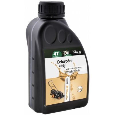 Riwall Celoroční olej pro 4-taktní motory 10W-30 600 ml – Zboží Mobilmania