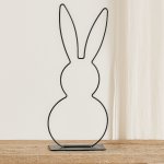 Deejada.cz Kovový zajíc Coney 50 cm L – Zboží Dáma