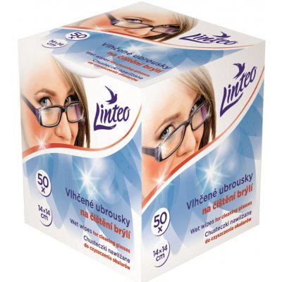 Linteo Satin vlhčené ubrousky na čištění brýlí 14 x 14 cm – Zboží Dáma