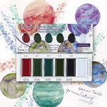 Kuretake Sada akvarelových barev Gansai Tambi Granulating Colours Set 5 odstínů – Zboží Dáma