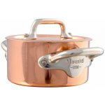 Mauviel Měděný kastrůlek s poklicí a nerezovými uchy M’Minis 9 cm / 0,3 l 613009 – Zboží Mobilmania