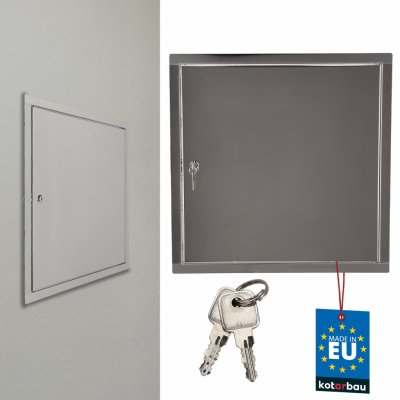 Aqualine Revizní dvířka do stoupaček 600 x 600 x 86 mm bílá DS119 – Hledejceny.cz