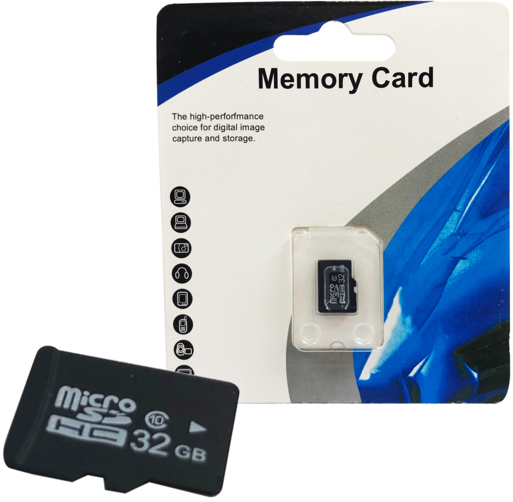 Paměťová karta Mikro SD 32 GB - černá