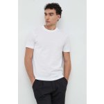 Emporio Armani bavlněné tričko s aplikací bílá – Zboží Mobilmania