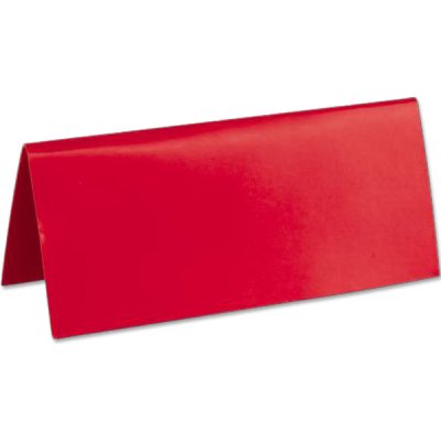 Jmenovka na svatební stůl 7,5x3,5cm - červená – Zboží Dáma