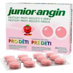 Junior angin pastilky 24 ks – Hledejceny.cz