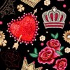 Nánožníky ke kočárkům Angelic Inspiration Nepadací deka s podložkou Royal heart
