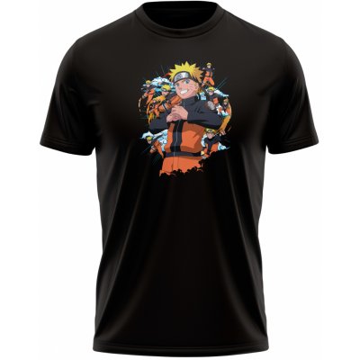 Naruto dětské tričko Clone Jutsu - černé