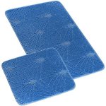 Bellatex Sada Bany Chrpa tmavě modrá 60x100 + 60x50 cm bez výkroje – Zboží Dáma