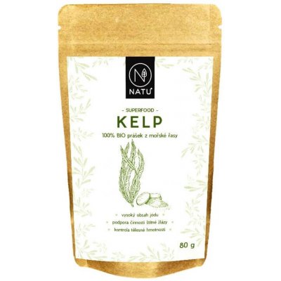 NATU Kelp BIO prášek 80 g