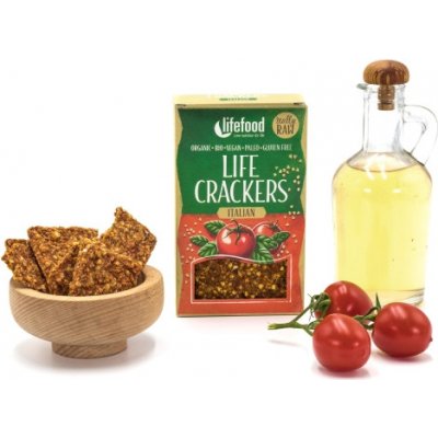 Bio Raw Life crackers Italské 90g, Lifefood