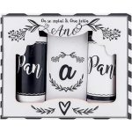 Bohemia Gifts & Cosmetics Pán a paní sprchový gel 2 x 100 ml + sůl do koupele 110 g dárková sada – Zboží Dáma