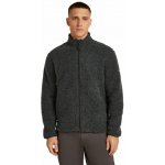Icebreaker Mens 960 RealFleece High Pile LS Zip Jet Heather/Black – Hledejceny.cz