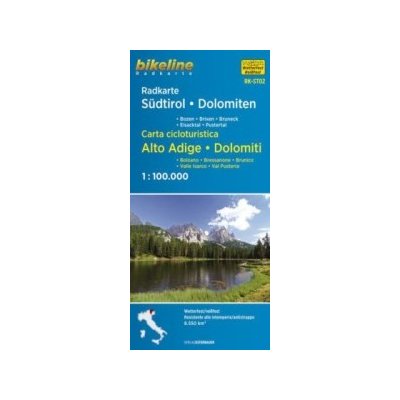 Bikeline Radkarte Südtirol Dolomiten. Bikeline Carta cicloturistica Alto Adige Dolomiti – Hledejceny.cz