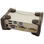 Aten CS-82U KVM přepínač 2-port KVM PS/2+USB, 1.2m kabely – Zboží Živě