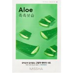 Missha Airy Fit Sheet Mask Aloe plátýnková maska s výtažkem aloe vera 19 g – Zboží Dáma