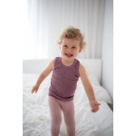 Cosilana dětský nátělník z merino vlny, bavlny a hedvábí vínový – Sleviste.cz