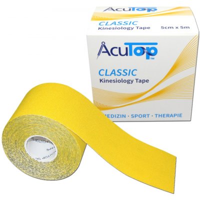 Acu top Kineziologický tejp žlutý 5cm x 5m