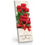 Selllot Mléčná čokoláda s příchutí caffe latte, sušenkami a kávou Tulipány 225 g – Hledejceny.cz