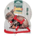 Tatrape MINI postroj a vodítko pro králíka 10 mm x 16 - 22/120 cm červený – Zboží Mobilmania