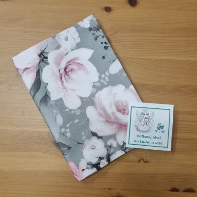 Nebe doma Látkový barevný obal na knihu rozkvetlá růže A5 – Hledejceny.cz