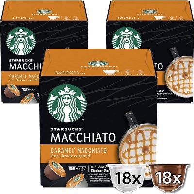 Starbucks Kávové kapsle caramel macchiatto 3 x 12 ks – Hledejceny.cz