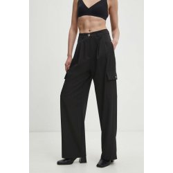 Answear Lab dámské kalhoty široké high waist 1307.TWK černé