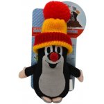 Krtek s kulichem červeno žlutým 15 cm – Zboží Mobilmania