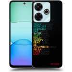 Picasee silikonový černý obal pro Xiaomi Redmi 13 4G - Motto života – Zboží Živě