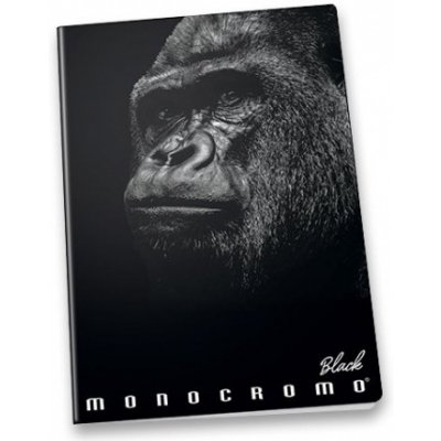 Monocromo Black školní sešit A5 linkovaný