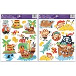 Anděl 10177 Samolepky na zeď piráti 33 x 29 cm – Zboží Dáma