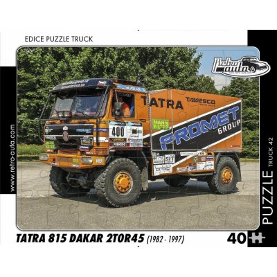 RETRO-AUTA TRUCK č 42 Tatra 815 Dakar 2T0R45 1982 1997 40 dílků