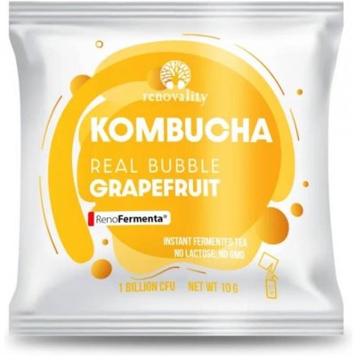 Renovality Kombucha Real Bubble Grapefruit 1 x 10 g – Hledejceny.cz