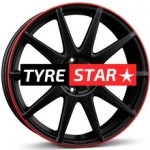 Borbet GTX 8x19 5x114,3 ET50 black matt rim red – Sleviste.cz