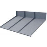 RainBlock kovová stříška nad dveře 148 x 95 cm hmoždinky Fischer (12 ks) plná zeď beton barva vlastního výběru + pozink – Hledejceny.cz