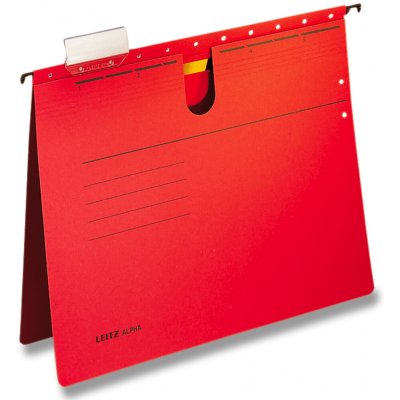 Leitz Alpha závěsné zakládací desky červené A4 – Sleviste.cz