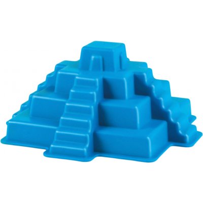 Hape Bábovka Májská pyramida modrá baby – Zboží Dáma