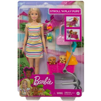Barbie na vycházce s pejskem